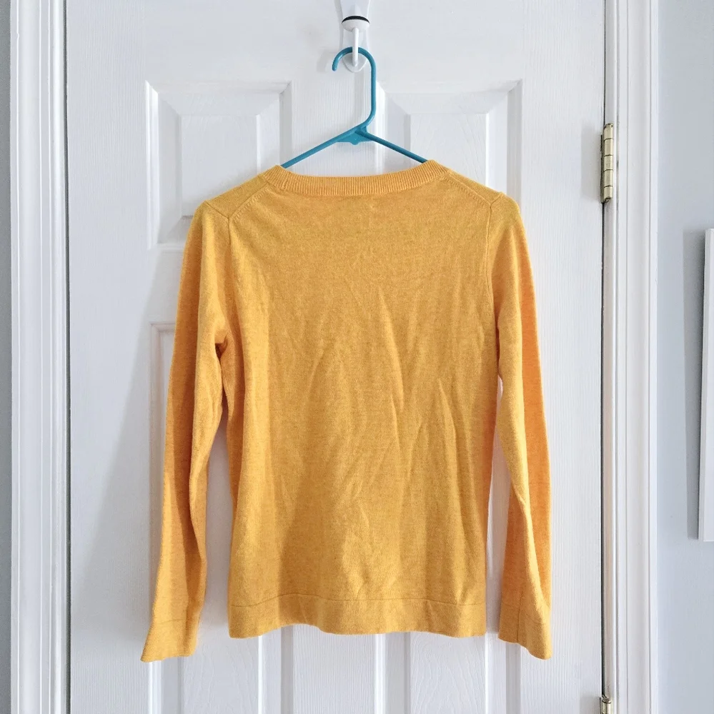 Yellow J. Crew Soft Sweater